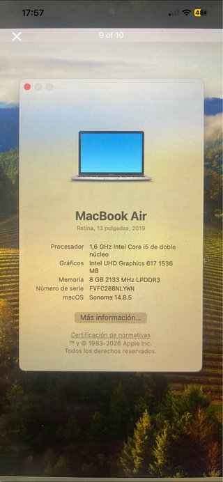 MacBook Air 13 2019 128GB Gris Espacial