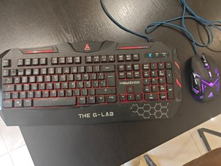 Teclado Gaming The G-Lab Combo Zinc
