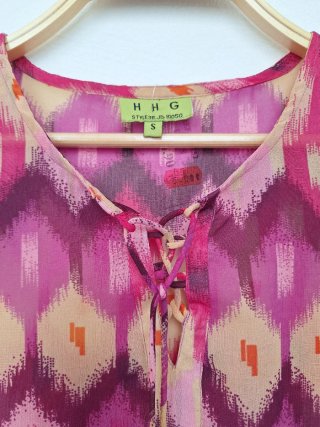 Vestido playero estampado multicolor