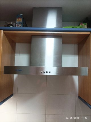 Campana extractora de cocina acero inoxidable