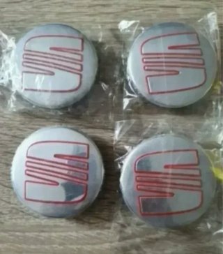 4x TAPAS RUEDA LLANTA TAPABUJES SEAT 5F0601171