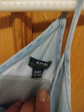Vestido vaquero niña 10 años