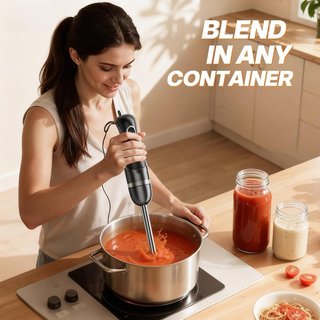 Frullatore Immersione 1100W Acciaio Inox 2Velocità