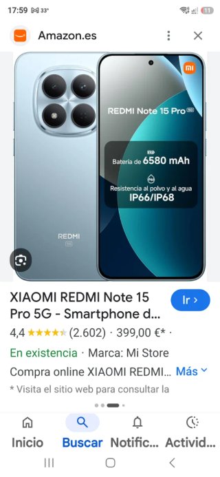 Xiaomi Redmi Note 15 Pro 5G precintado