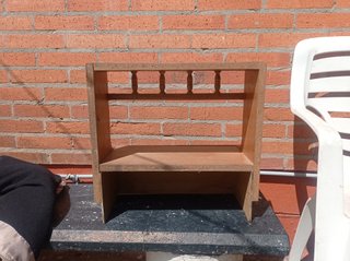 Especiero antiguo de madera