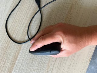 Ratón Vertical CSL USB 300569 Negro