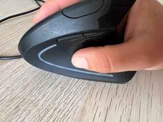 Ratón Vertical CSL USB 300569 Negro
