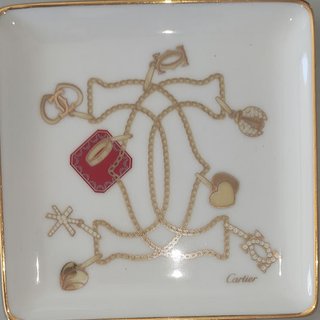 Piatto in porcellana Cartier