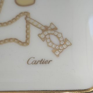 Piatto in porcellana Cartier