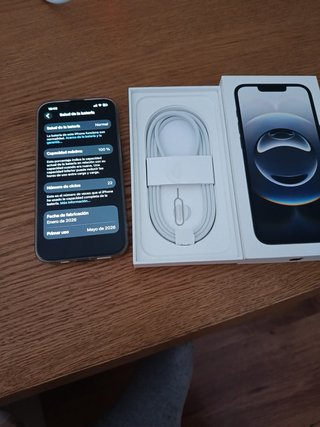 iPhone 16e 128GB Negro con Factura y Garantía.