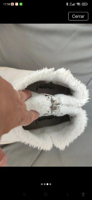 Botas para nieve blancas talla 38