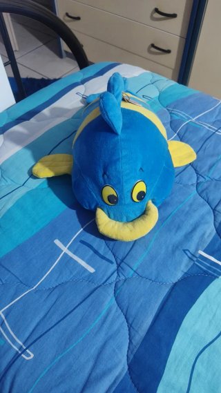Peluche Pesce Blu e Giallo