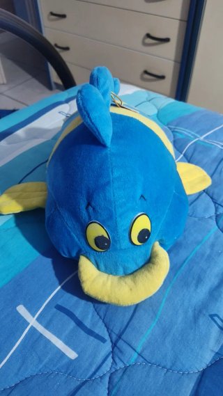 Peluche Pesce Blu e Giallo