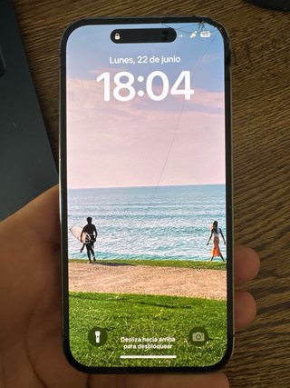 iPhone 14 Pro 128GB Morado (Pantalla Rota)