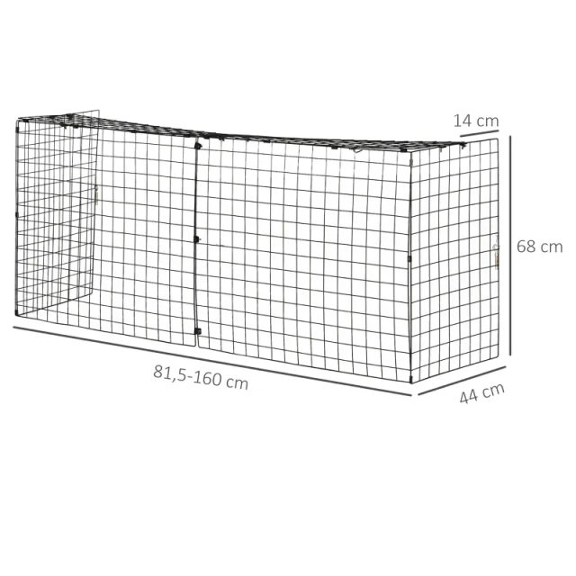 Salvachispas para Chimenea 81,5-160x44x68 cm