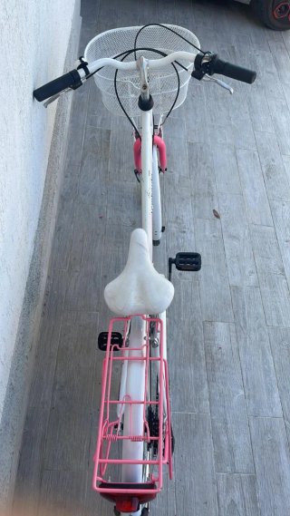 Bici Donna Lombardo Bianca e Rosa