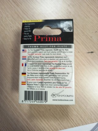 Ton Kooman Prima Apoyo Pulgar Flauta