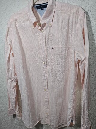 Camisa Tommy Hilfiger Rosa Talla S original
