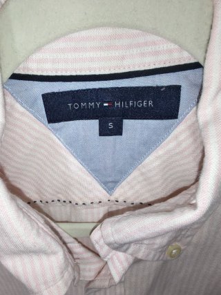 Camisa Tommy Hilfiger Rosa Talla S original