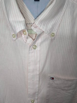 Camisa Tommy Hilfiger Rosa Talla S original