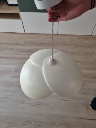 Lámpara colgante moderna beige