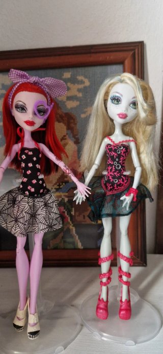 Lote 3 Muñecas Monster High Dance Class