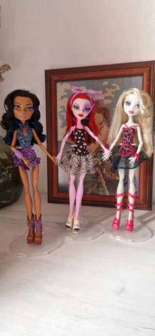 Lote 3 Muñecas Monster High Dance Class