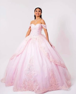 Vestido de 15 años rosa
