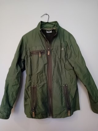 Chaqueta NWS verde fina cremallera Talla L