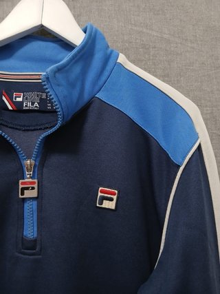 Felpa Fila vintage blu taglia M