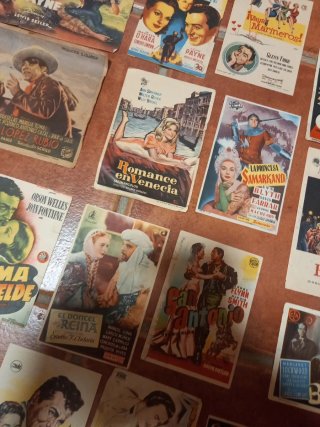 Lote Programas de mano cine antiguo (deteriorados)