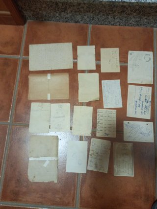 Lote Programas de mano cine antiguo (deteriorados)