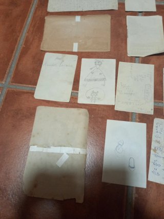 Lote Programas de mano cine antiguo (deteriorados)