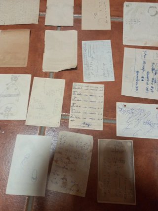 Lote Programas de mano cine antiguo (deteriorados)