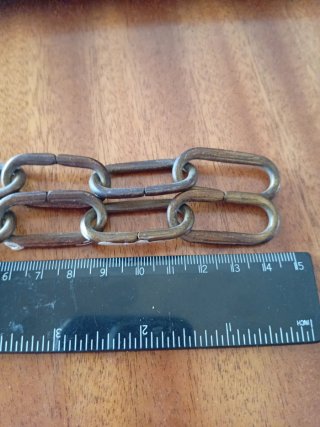 Cadena forja lámpara techo