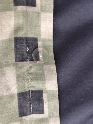 Funda nórdica cuadros gris y verde