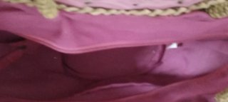 Cesto de verano mimbre y ante rosa