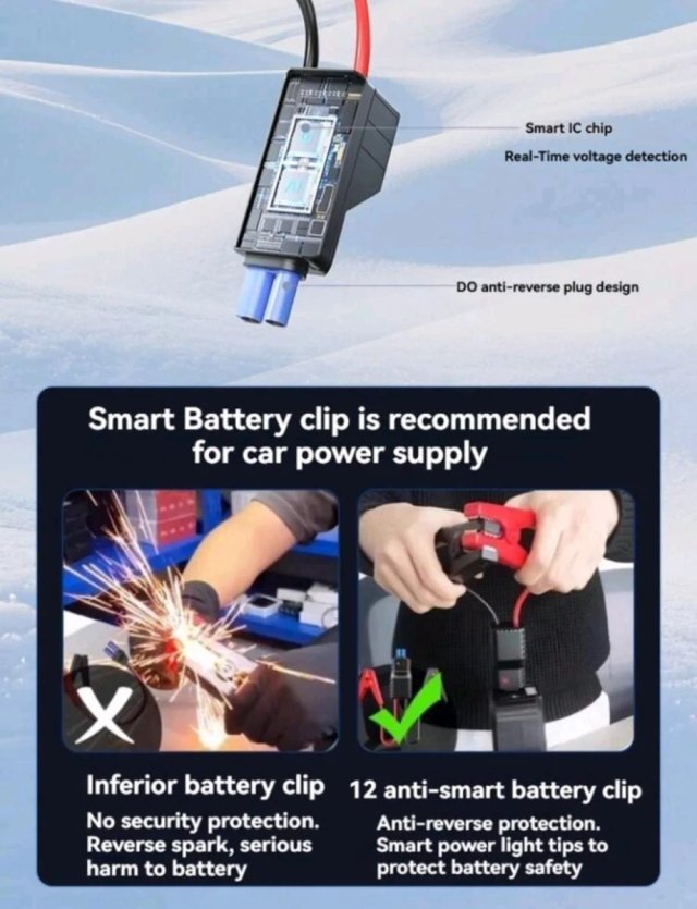 Arrancador Coche 1500mAh y Compresor Aire