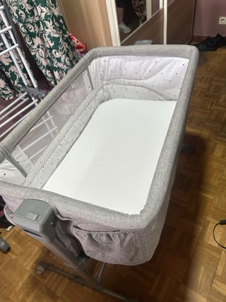 Minicuna gris Kinderkraft