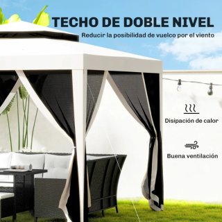 Carpa Beige y Negra
