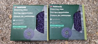 Pack 2 Discos Limpieza Parkside 125mm