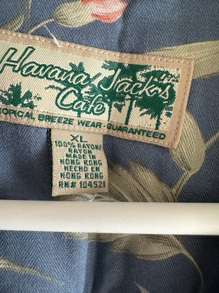 Camisa Hawaiana Mujer Azul y Rosa