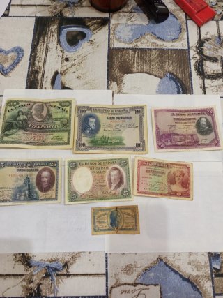 Billetes antiguos españoles