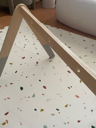 Arco de actividades de madera para bebé