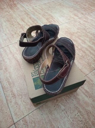 Sandalias El Naturalista Talla 40 Marrón