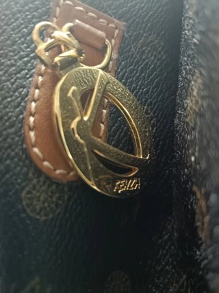 Borsa Kenzia Pelle  Marrone e beige