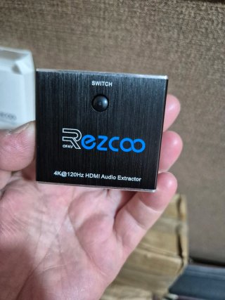 Convertidor Audio HDMI a SPDIF Rezcoo 4K 120Hz
