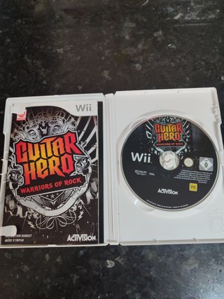Pack Guitarra y Batería Guitar Hero Wii