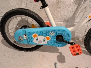 Bicicleta Infantil B'Twin Arctic 14 + Ruedines