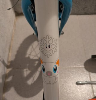 Bicicleta Infantil B'Twin Arctic 14 + Ruedines